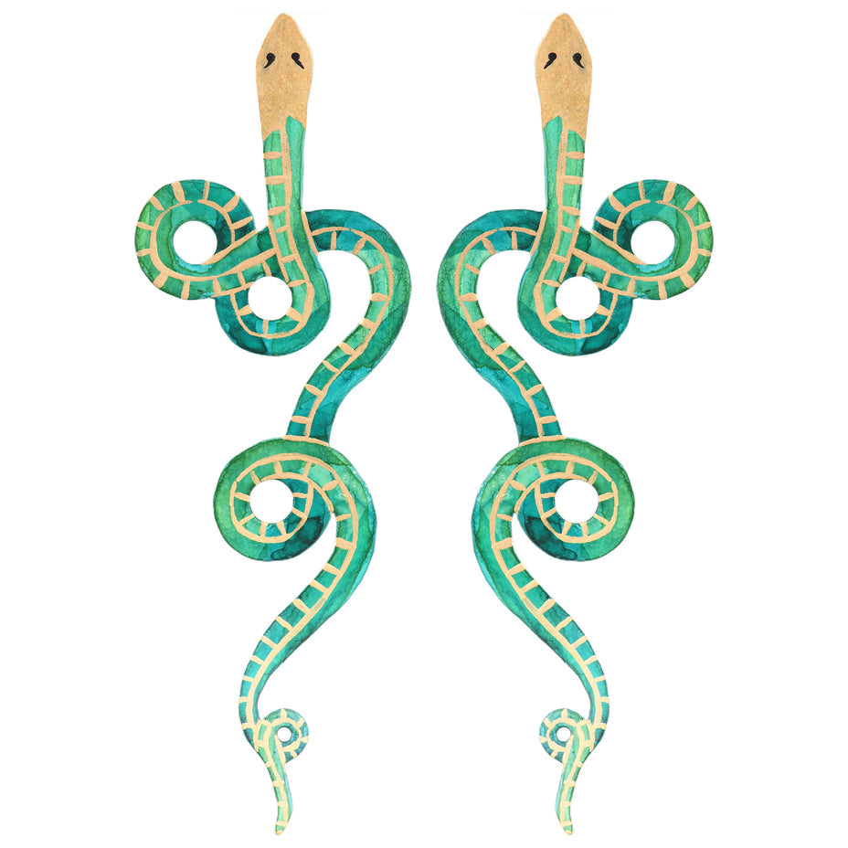 Serpentine Earrings