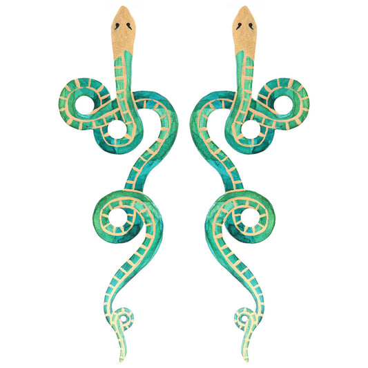 Serpentine Earrings