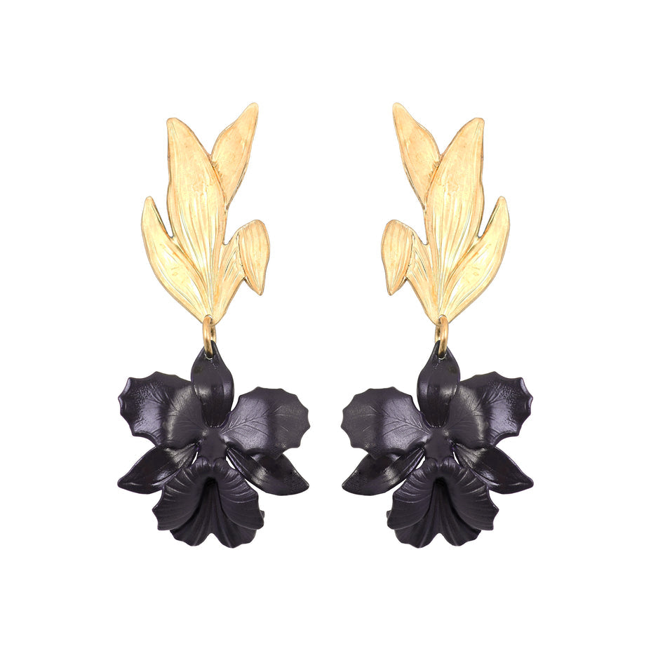 Kalea Orchid Earrings