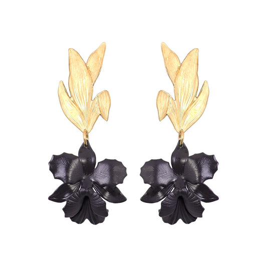 Kalea Orchid Earrings