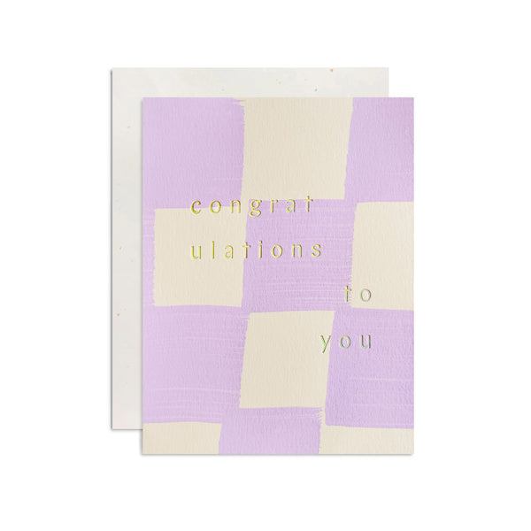 Congrats Check Card by Moglea