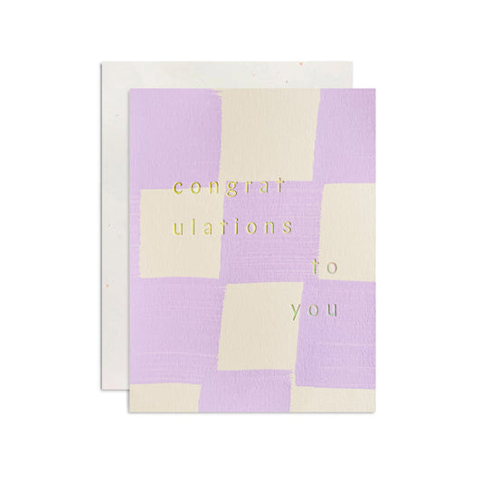 Congrats Check Card by Moglea
