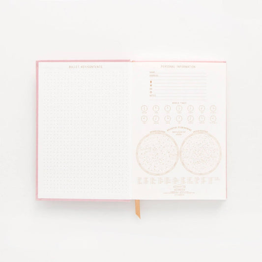 Bookcloth Weekly Planner - Pink
