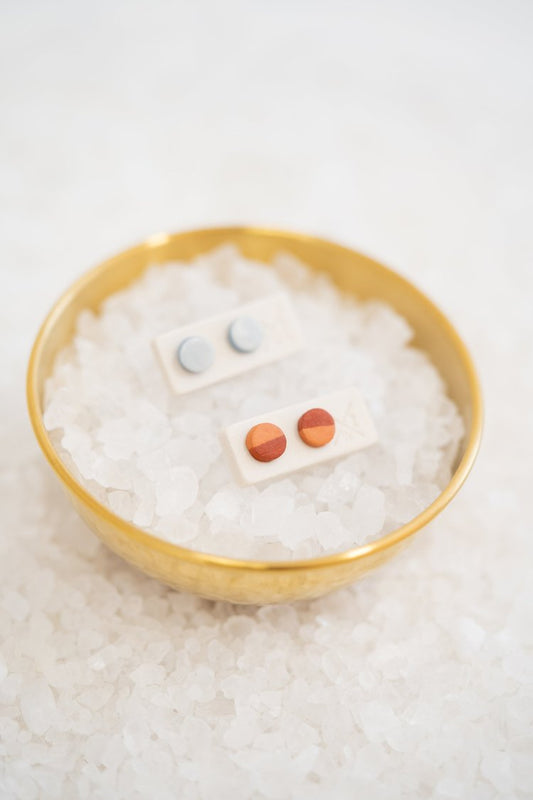 Mini Bob Studs - Blue