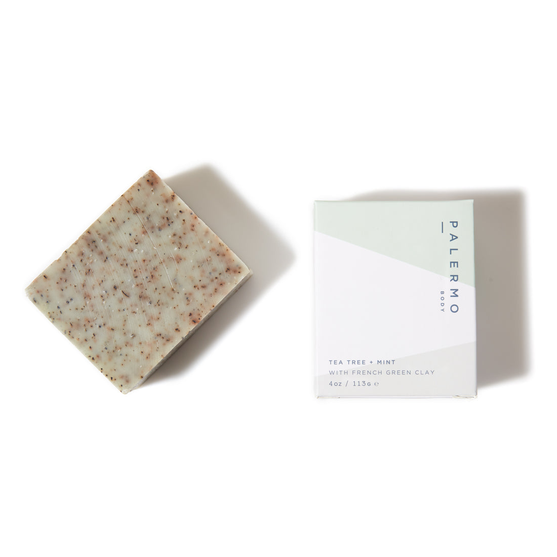 Tea Tree + Mint Soap with French Green Clay