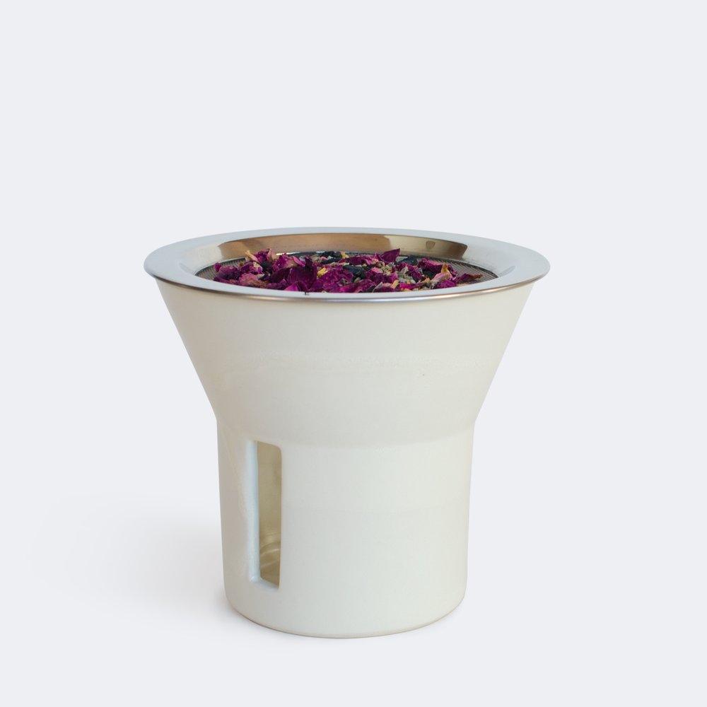 Schlank Incense Warmer - Cream