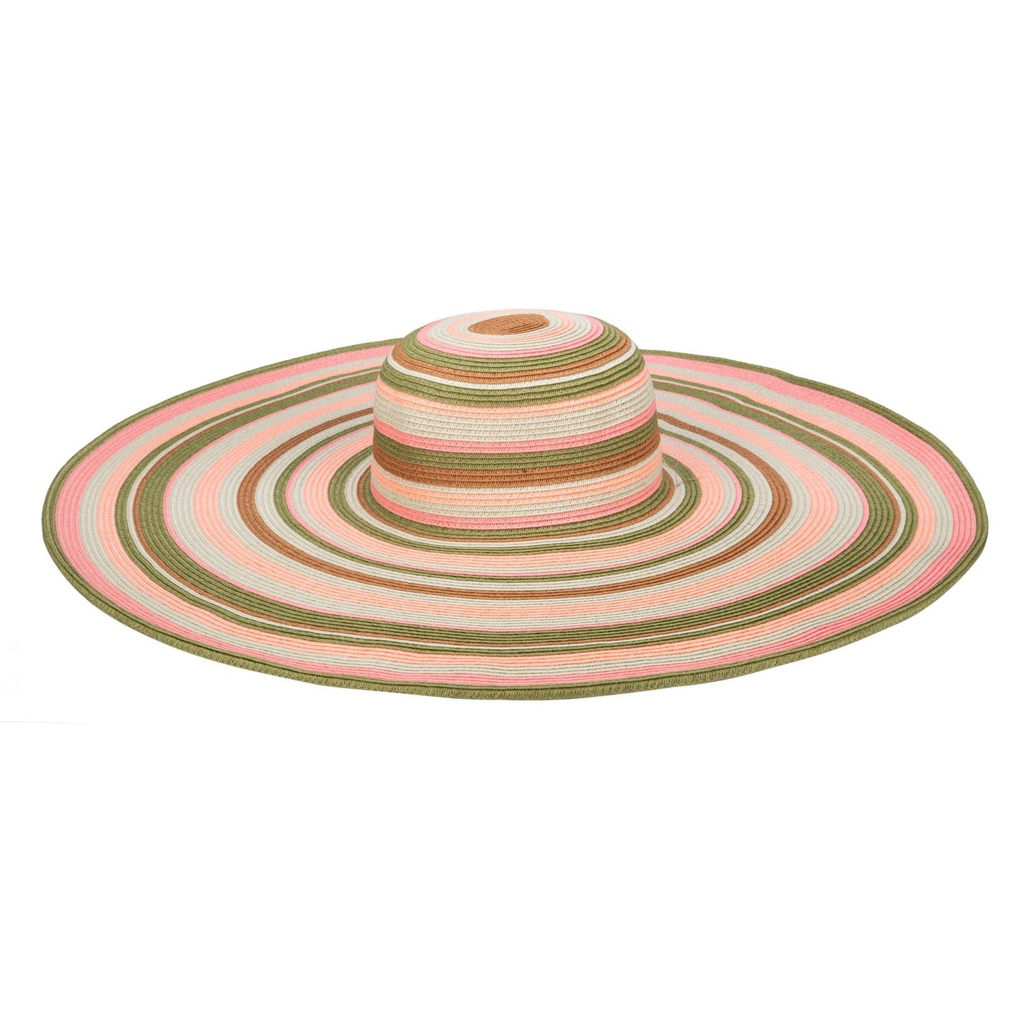Day Off Striped Floppy Hat