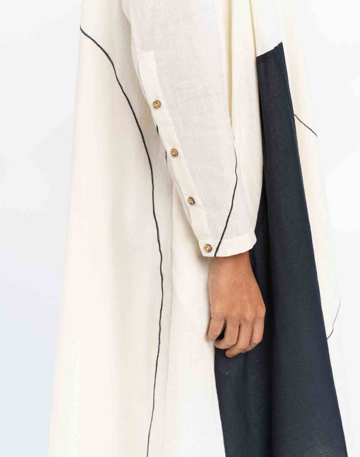 Color Block Midi Dress