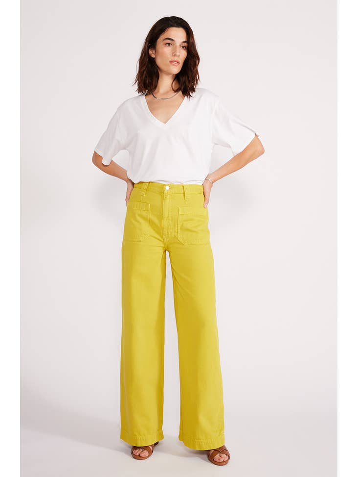 Devon Wide Leg - Antique Moss