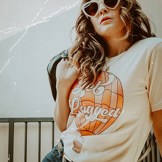 Jet Lagged Tee - Cream - Final Sale