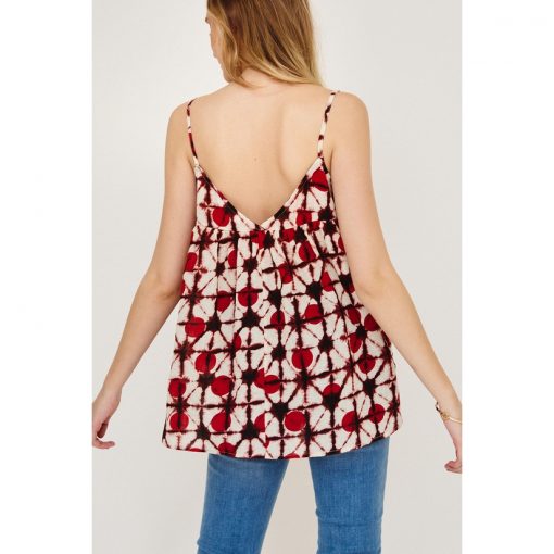 Polka Dot Tank - Red