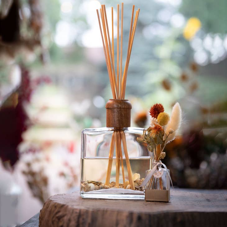 Yellow and Orange Mini Dried Bouquet
