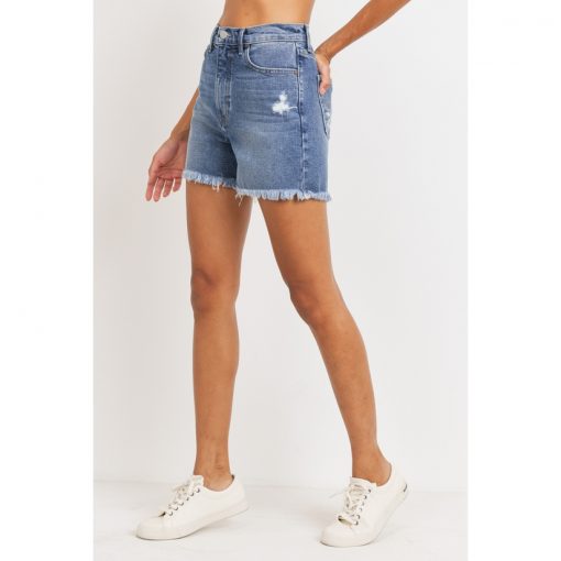 High Rise Short - Medium Wash Denim