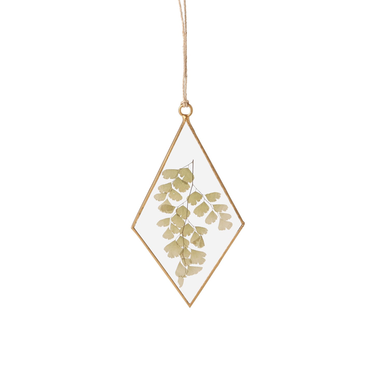 Fern Diamond Floral Pendant