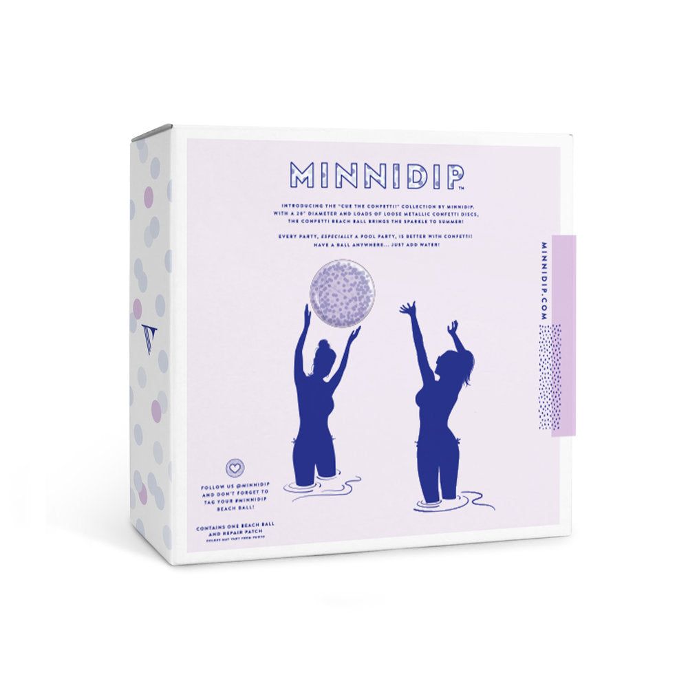 Confetti Beach Ball - Rose Gold