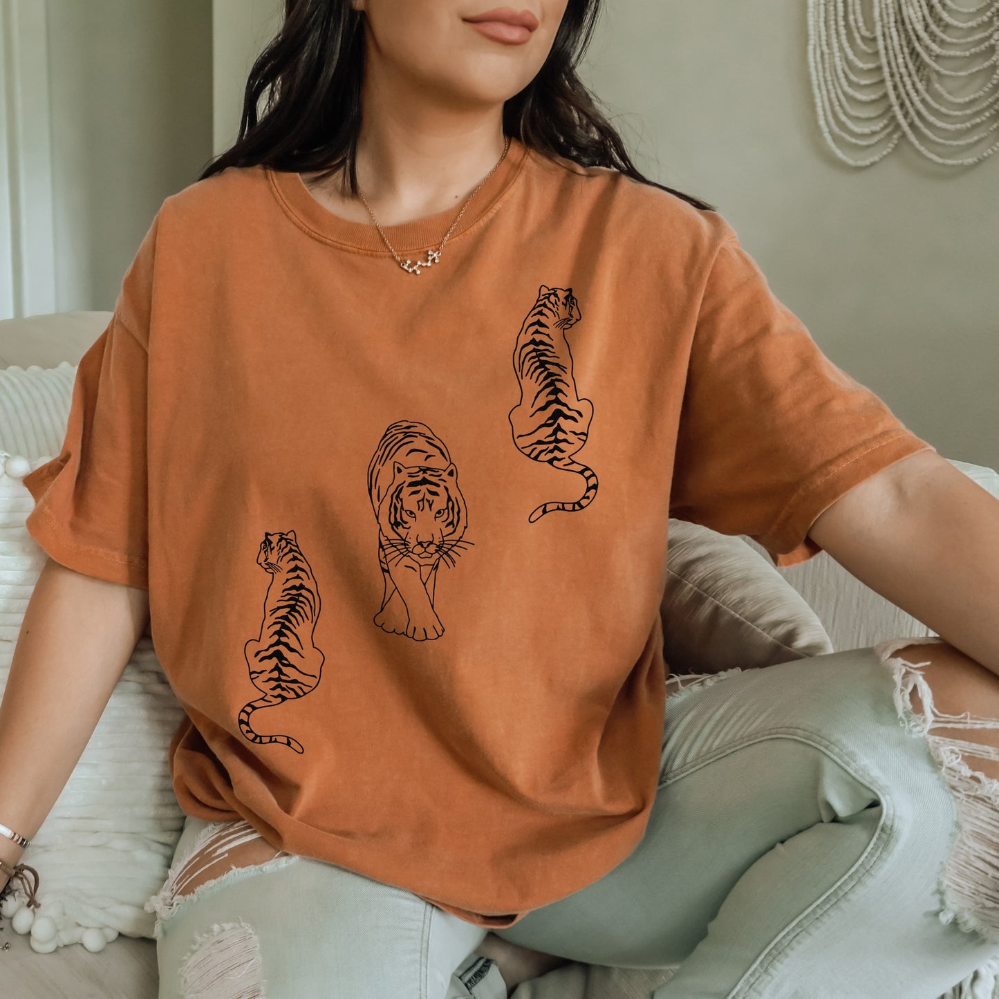 Tiger Tee - Yam - Final Sale
