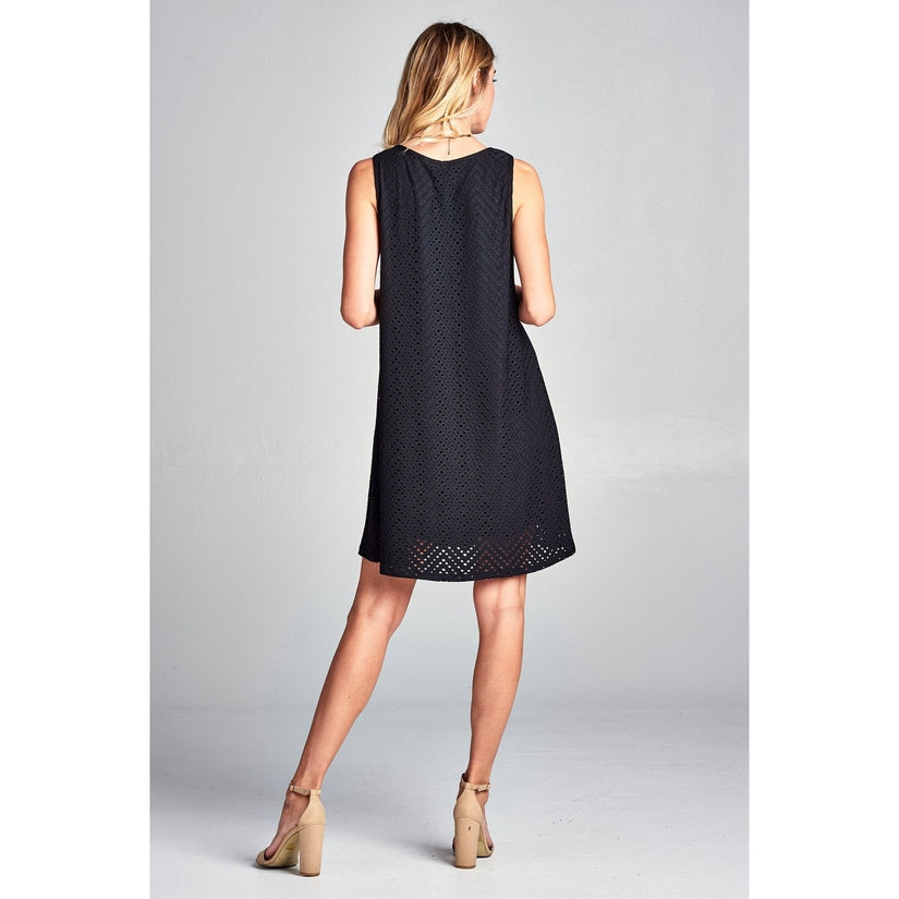 Mini Modern Dress - Black