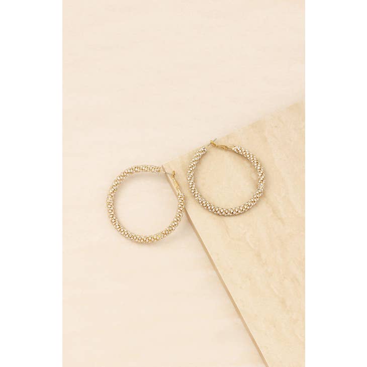 Rope Chain Hoops