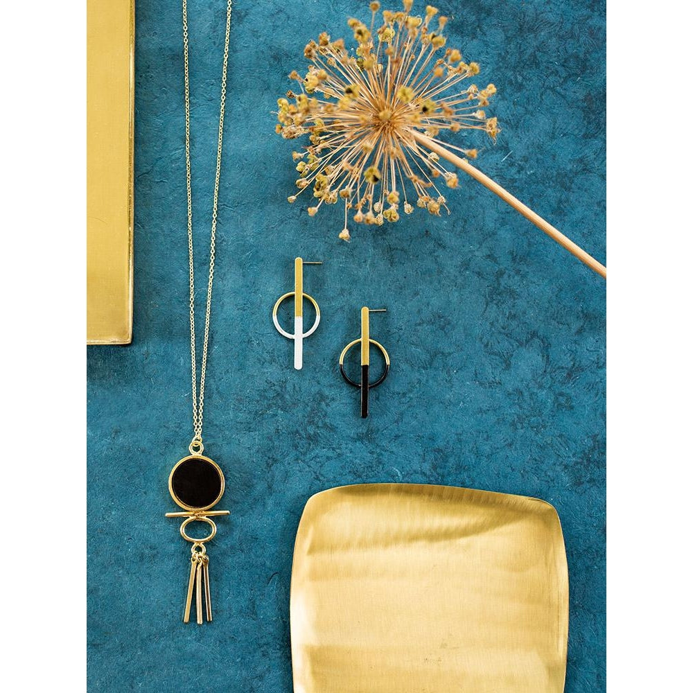 Dipped Hoop Earrings