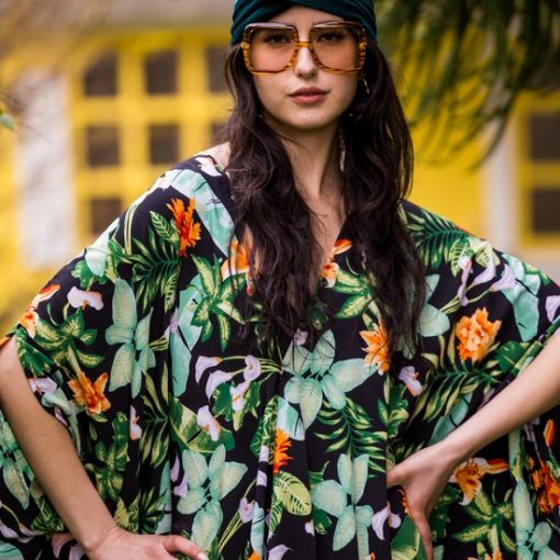 Midnight Jungle Caftan