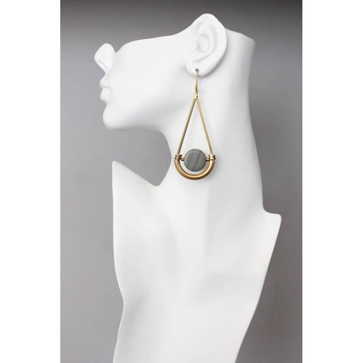 Teardrop Jasper Earrings