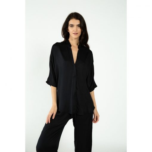 Kerala Blouse - Black