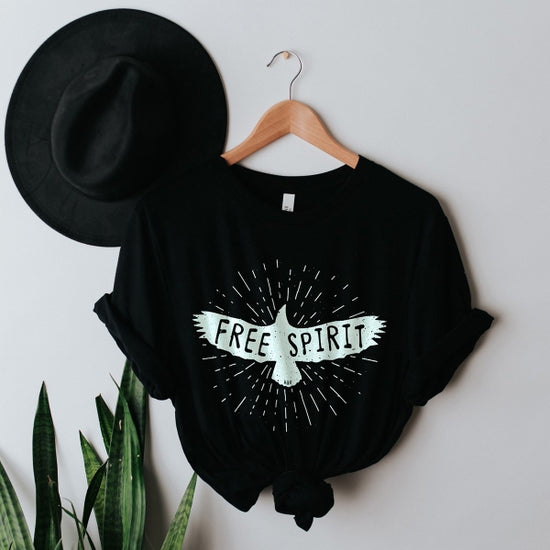 Free Spirit Tee - Dark Grey