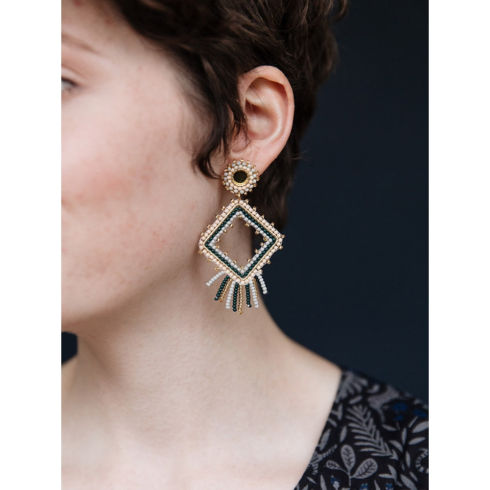 Chelsea Earrings - Navy