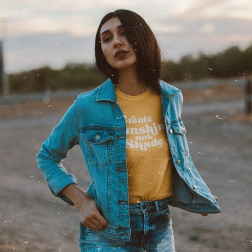 Create Sunshine Tee - Yellow