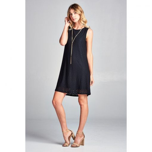 Mini Modern Dress - Black