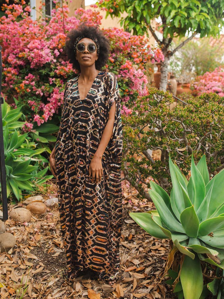 Lexicon Sequin Caftan