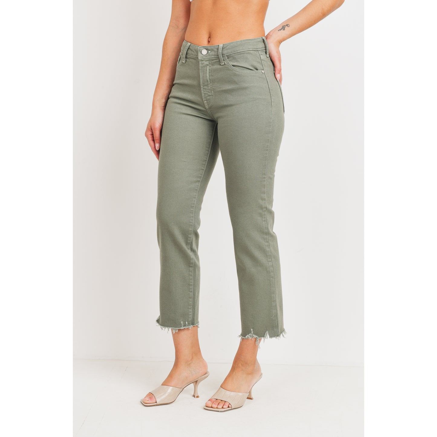 The Vintage Straight - Olive