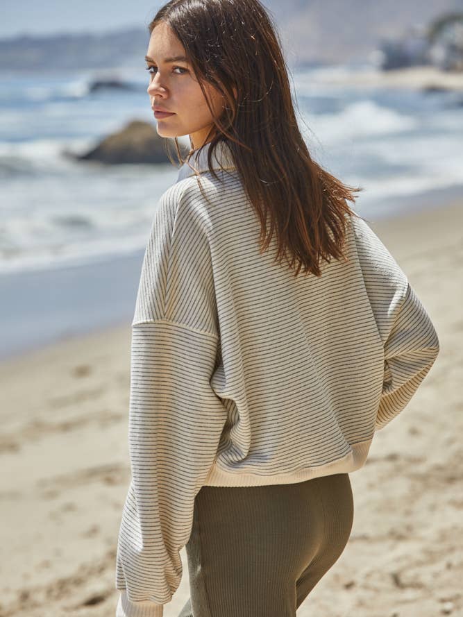 Ivy League Pullover - Cream