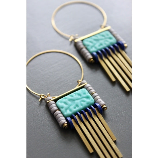 Vulcanite Hoops