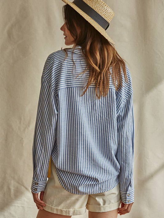 Vincent Button Down - Blue