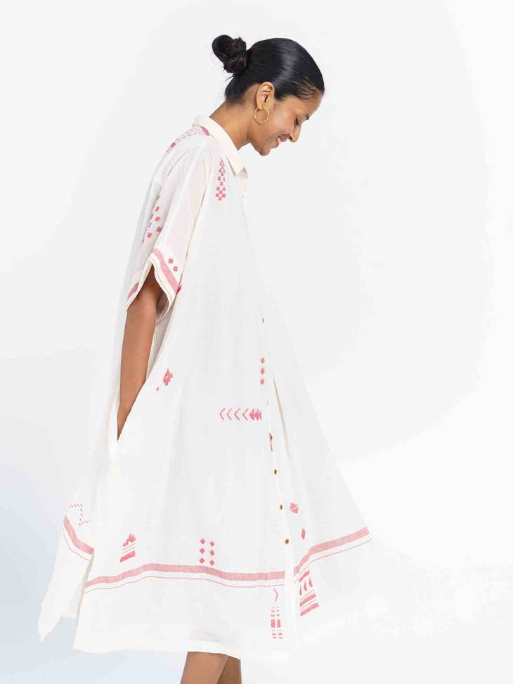 Oversized Long Shirt Dress