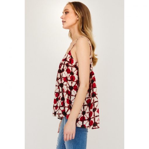 Polka Dot Tank - Red