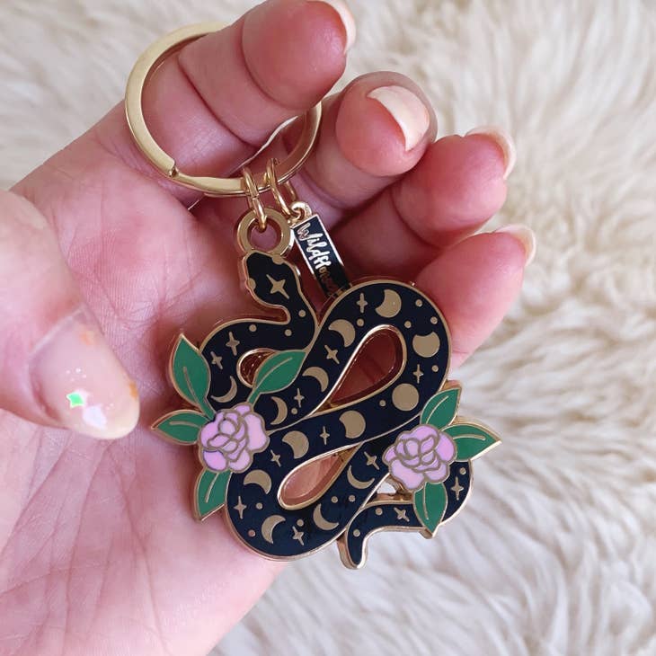 Enamel Keychain - Serpent