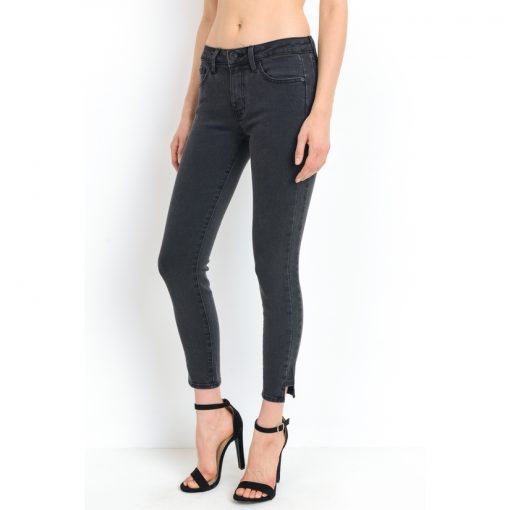 Side Seam Skinny - Charcoal