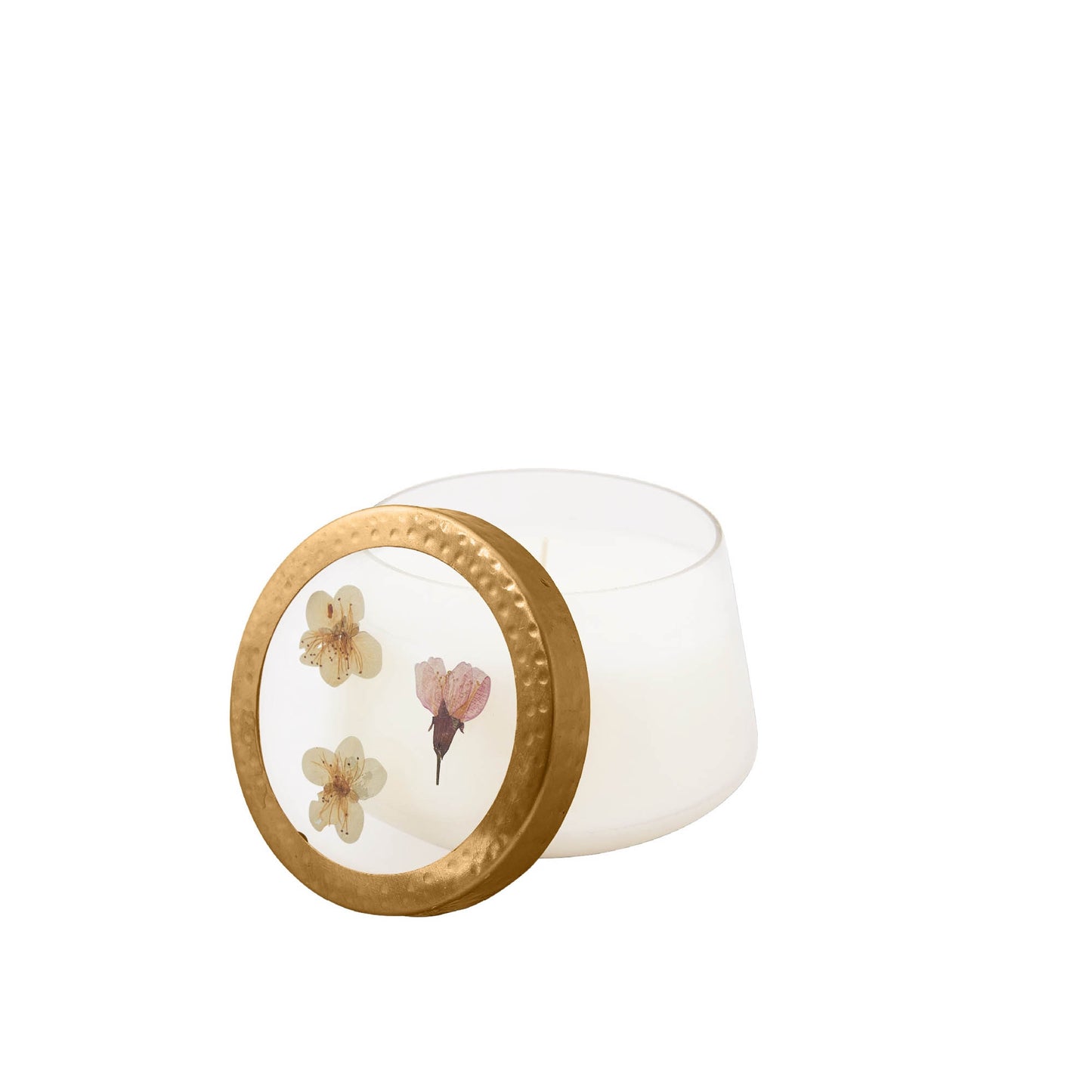 Geranium Floral Candle - Medium