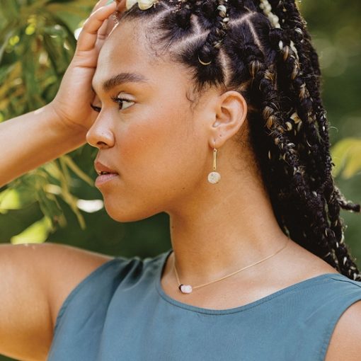 Taos Earrings - River Stone