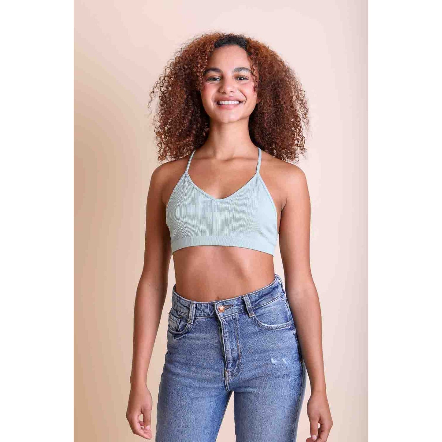 Mesh Racerback - Sage