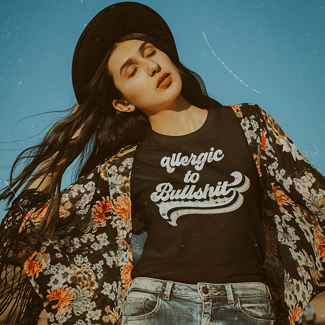 Allergic To Bullshit Tee