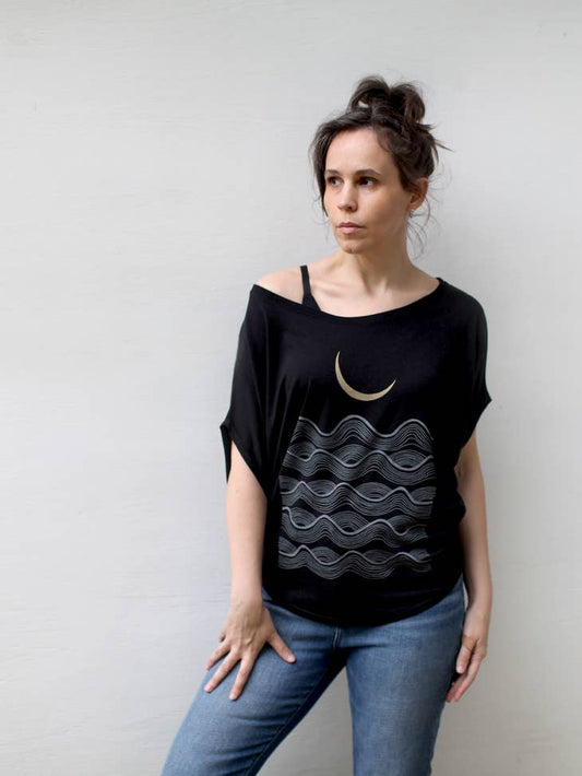 Fathoms Nautical Dolman Sleeve Tee
