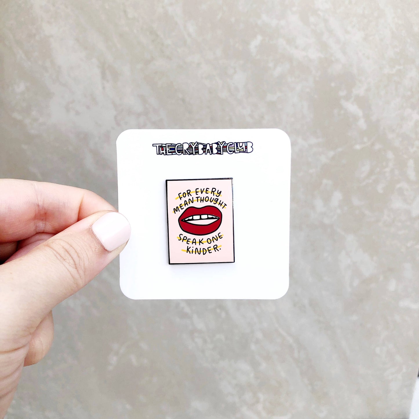 Speak One Kinder Pin