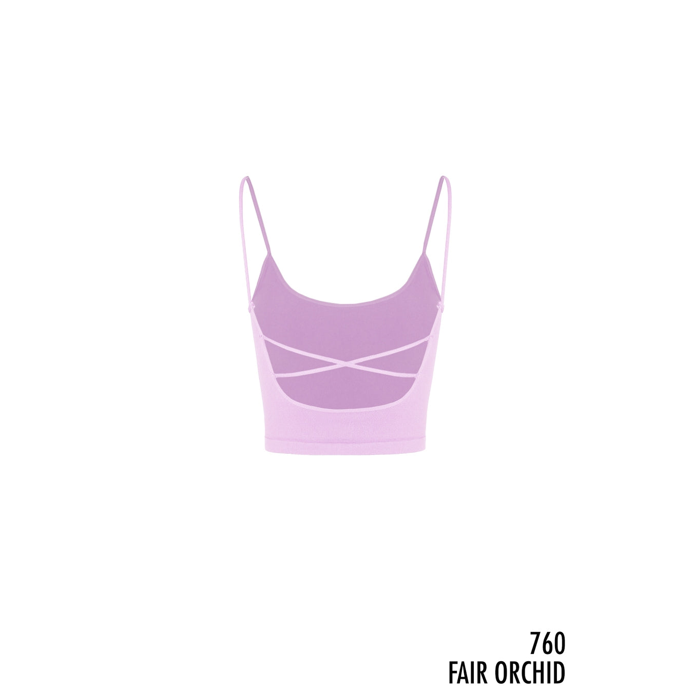 Low Back Crop Top - Fair Orchid