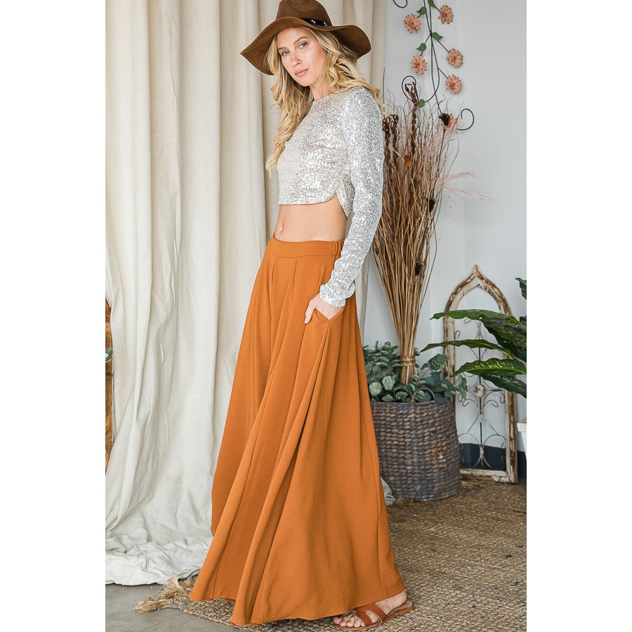 Wide Leg Traveler Pants - Camel