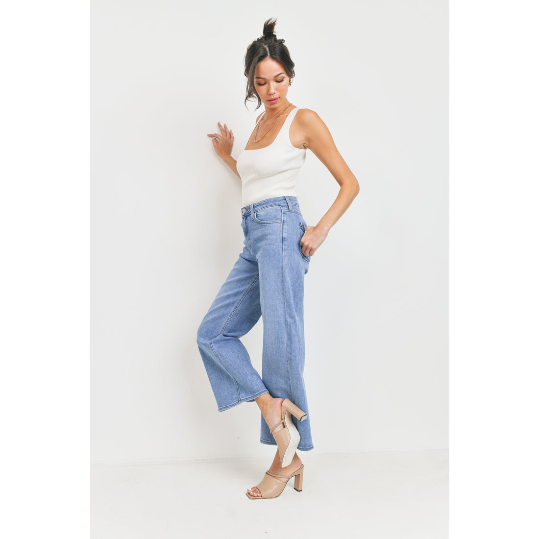 Classic Wide Leg - Medium Wash