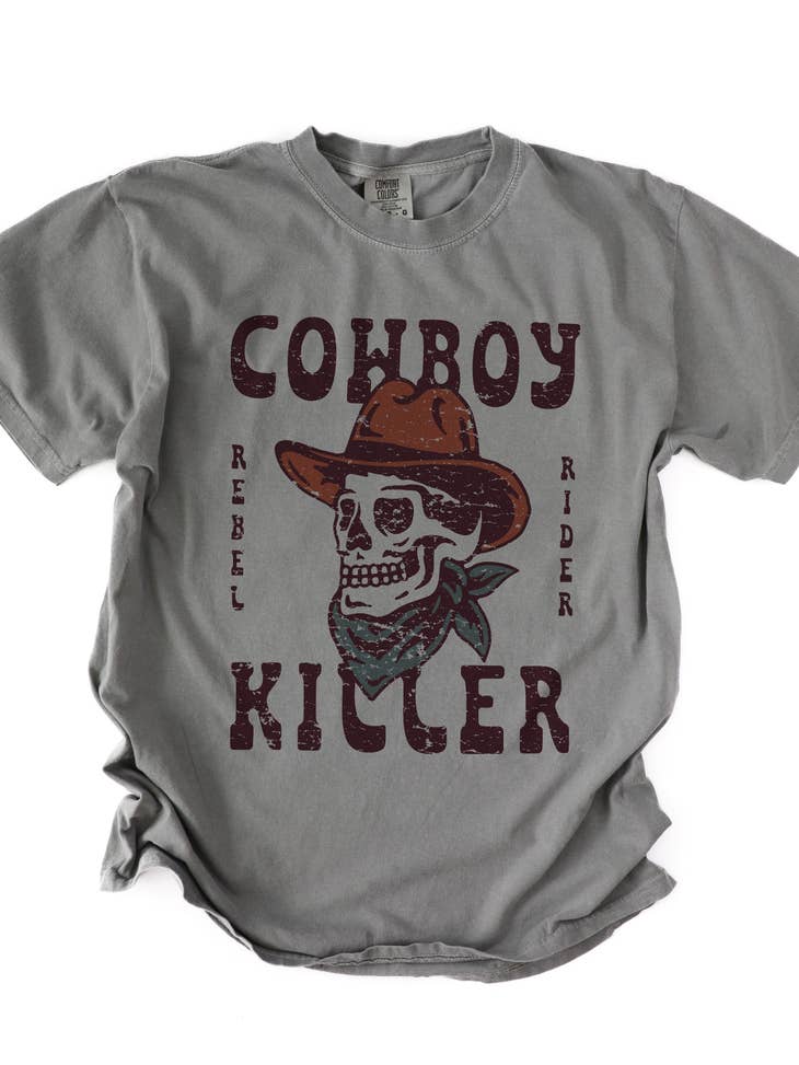 Cowboy Killer Tee - Grey