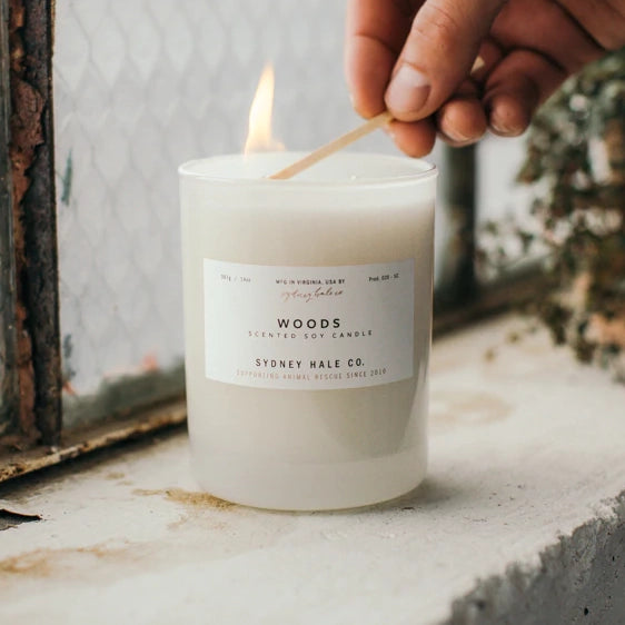 Sydney Hale Candle - Woods – Treaty General Store